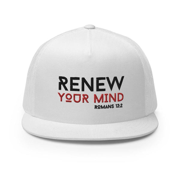 Renew Your Mind Trucker Cap - White