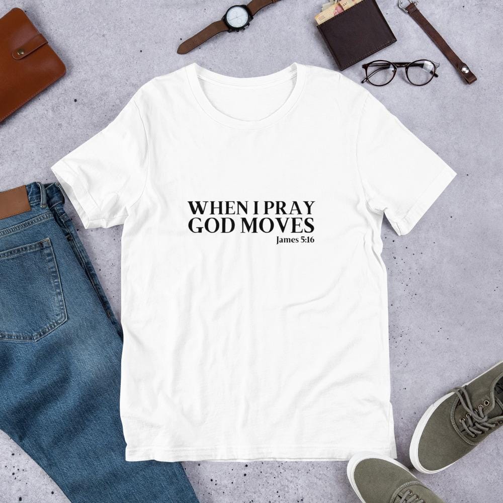 When I Pray God Moves - White